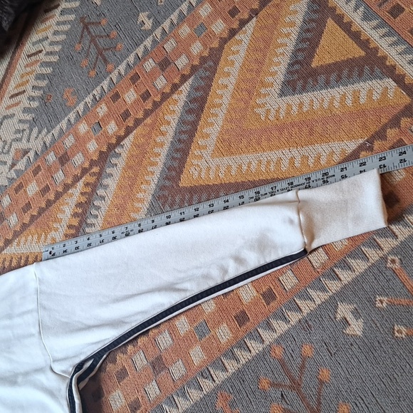 Adidas Hoodie Sweatshirt Womens XS Cropped Recycled Cotton 3 Stripe Performance - Picture 9 of 9